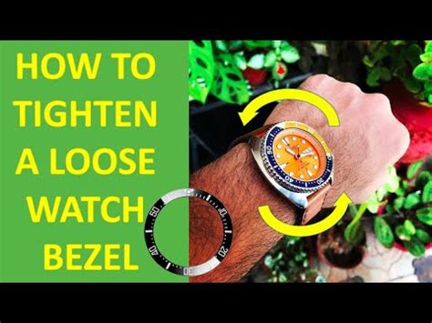 rotating watch bezel tighten